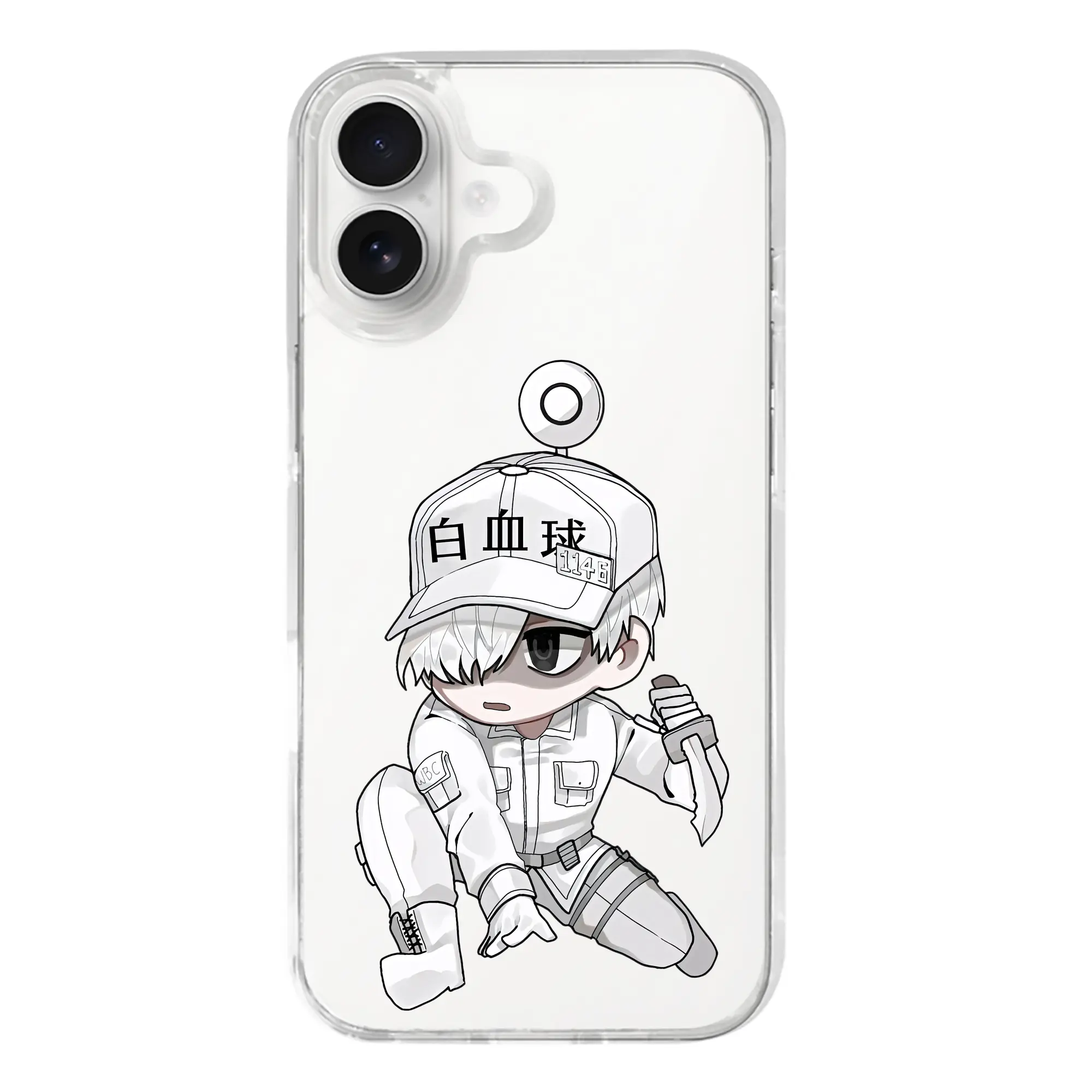 はたらく細胞 グッズ,白血球 - iPhone 17シリーズ 透明スマホケース – 薄型・耐衝撃・精密フィット保護カバー